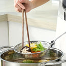 Juego de cucharones de acero inoxidable - Cucharas colador duraderas con mangos largos - Juego de utensilios de cocina esenciales