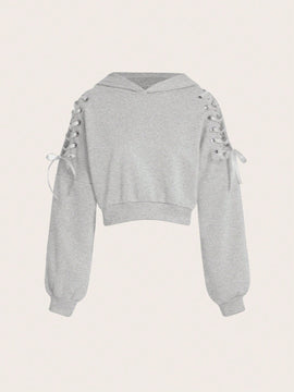 Ezwear capucha halloween con diseno de cordon con ojal de hombros caidos