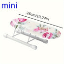 Tablero de planchado dedicado para mangas de camisa - No necesita energía, accesorio de planchado para 4 estaciones para mangas perfectas sin arrugas, regalo ideal para el Día de la Madre, blanco con diseño floral, accesorios de planchado, tablero de pla