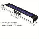 Linterna Solar de Clip Ultra Brillante con Sensor de Movimiento - 1200mAh, Alimentación Solar para Iluminación Eficiente en Jardines, Vallas y Decoración | Diseño Moderno y Duradero