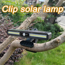 Linterna Solar de Clip Ultra Brillante con Sensor de Movimiento - 1200mAh, Alimentación Solar para Iluminación Eficiente en Jardines, Vallas y Decoración | Diseño Moderno y Duradero