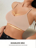 Sujetador inalambrico comodo y sin costuras para mujer