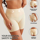 Shorts de seguridad sin costuras tipo boxer para mujer pantalones cortos shapewear control del abdomen bragas moldeadoras debajo de vestidos y faldas shorts tipo boxer ropa interior moldeadora ropa interior deportiva/ciclismo