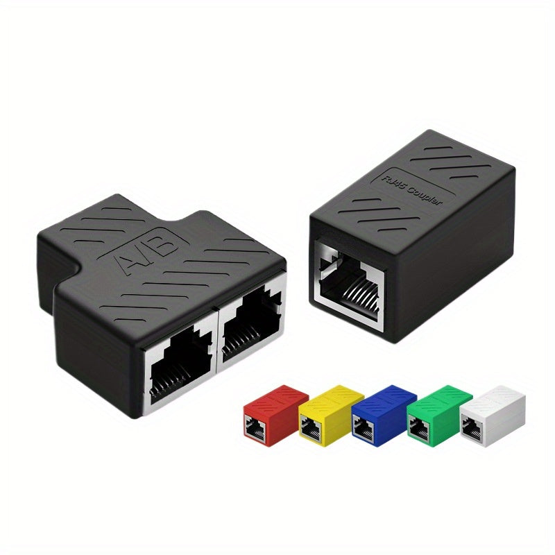 Adaptador Ethernet Inteligente RJ45 - Conector Pasante para Computadoras y Accesorios, No Requiere Batería