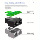 Adaptador Ethernet Inteligente RJ45 - Conector Pasante para Computadoras y Accesorios, No Requiere Batería