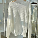 Frenchy cardigan de punto unicolor de color rosa palido con cinturon delantero, se puede usar sobre una camiseta