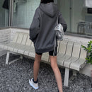 Dazy sudadera holgada y casual de felpa para mujer, nuevo diseno de otono