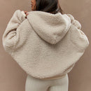 Missguided sudadera con capucha oversize de forro polar con bloque de color "22" para clima frio de otono/invierno