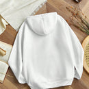 Slayr sudadera con capucha casual de invierno para mujer con estampado de lema