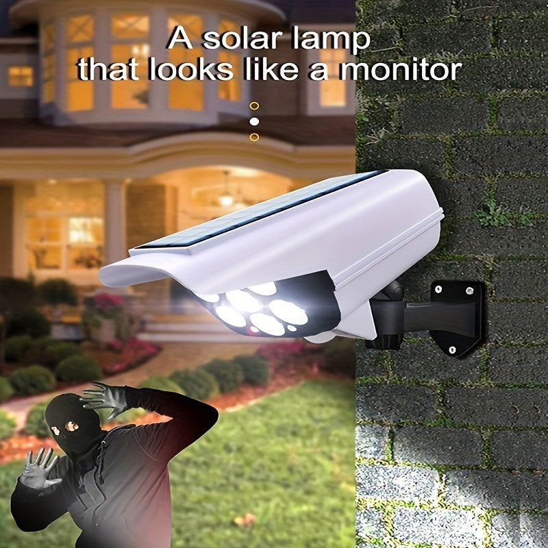 Luces LED con Sensor de Movimiento Solar para Seguridad Exterior - Fácil Instalación, Ideal para Porche, Jardín y Entrada