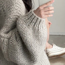 Dazy cardigan casual de uso diario de mujer, talla grande, de unicolor y con abertura frontal, para otono/invierno