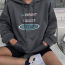 Dazy sudadera holgada y casual de felpa para mujer, nuevo diseno de otono
