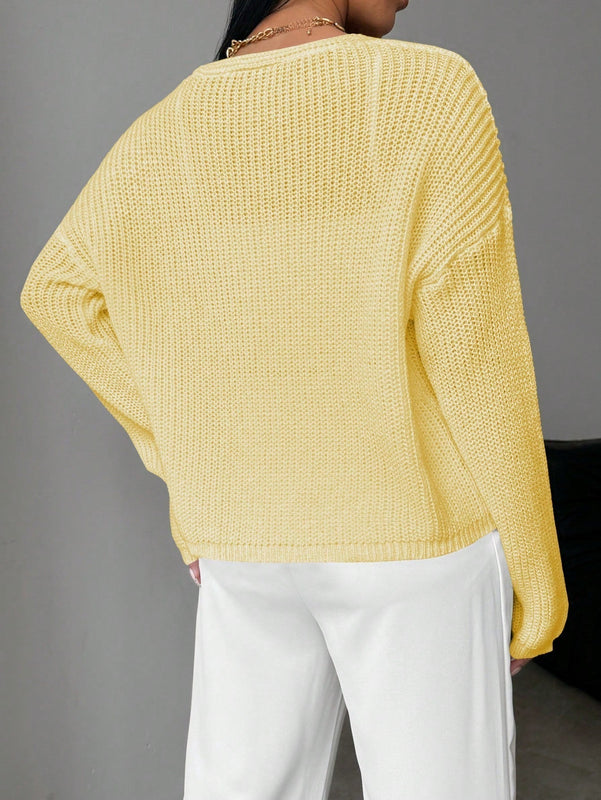 Essnce cardigan suelto y delgado de mujer con lazo adelante