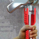 1pc Llave de fregadero de alta calidad 5-en-1 multifuncional - Plástico duradero, ajuste universal para grifo e instalación de baño