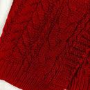Moosta cardigan informal de manga de globo con nudo delantero de unicolor para otono/invierno
