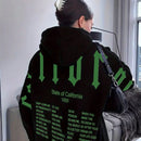 Essnce sudadera con capucha de ajuste holgado y cordon, con estampado de lema, para mujer, para otono/invierno