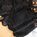 5 piezas de ropa interior sexy y sin costuras con encaje y cintura baja para mujeres