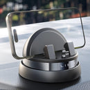Soporte para Teléfono de Coche con Diseño Triangular Mejorado por Lisen - Sujeción Fuerte, Alta Calidad, Montura Giratoria para Salpicadero con Base de Silicona Nano para iPhone (Sin Necesidad de Batería)