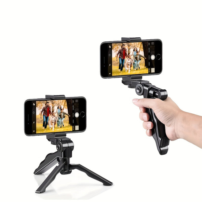 Soporte de Trípode 360° Antivibración para Teléfono – Soporte Ajustable Portátil para Streaming y Fotografía | Regalo Perfecto para Creadores de Contenido