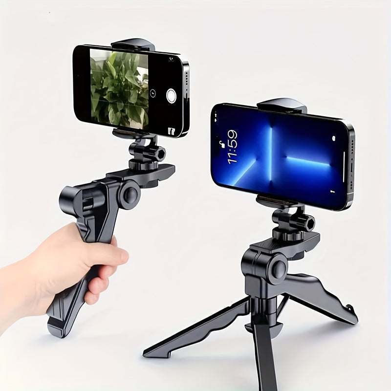 Soporte de Trípode 360° Antivibración para Teléfono – Soporte Ajustable Portátil para Streaming y Fotografía | Regalo Perfecto para Creadores de Contenido
