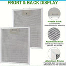 Conjunto de Filtros para Campana Extractora de Cocina 2 piezas/4 piezas - Malla Metálica Duradera con Dimensiones de 320 x 260 mm, Material de Alta Calidad para Mejorar el Flujo de Aire y Capturar Grasa, Instalación Sencilla en Todo Tipo de Estufas