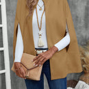 Emery rose ropa de otono para mujer, abrigo de lana con estilo de capa elegante para mujer, ropa de oficina para mujer