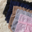 5 piezas de bragas de encaje sexy de tiro medio y multicolor que levantan las caderas, transpirables y comodas para damas