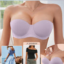 Sujetador con copas medias de color morado brillante, sexy, comodo y con push up, con tirantes desmontables para chicas