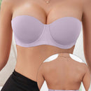 Sujetador con copas medias de color morado brillante, sexy, comodo y con push up, con tirantes desmontables para chicas