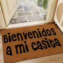 Tapete de bienvenida para interiores - Antideslizante, lavable a máquina, alfombra de entrada, resistente, de fibra de poliéster para cocina y baño