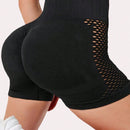 Pantalones cortos negros de yoga y ciclismo, pantalones cortos deportivos con cintura ancha sin costuras, tipo culotte, shorts negros de ciclista, shorts elasticos