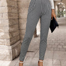 Emery rose pantalones casuales ajustados de unicolor para mujer, uso diario