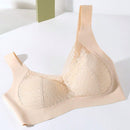 Dos piezas de ropa interior diaria para mujer, comoda, invisible, sin costuras, todo a juego, de tejido jacquard color albaricoque, fresco y transpirable, con textura avanzada