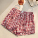 2 piezas de boxer a rayas, shorts informales y comodos con estampado a rayas para uso diario en casa o salir