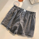 2 piezas de boxer a rayas, shorts informales y comodos con estampado a rayas para uso diario en casa o salir