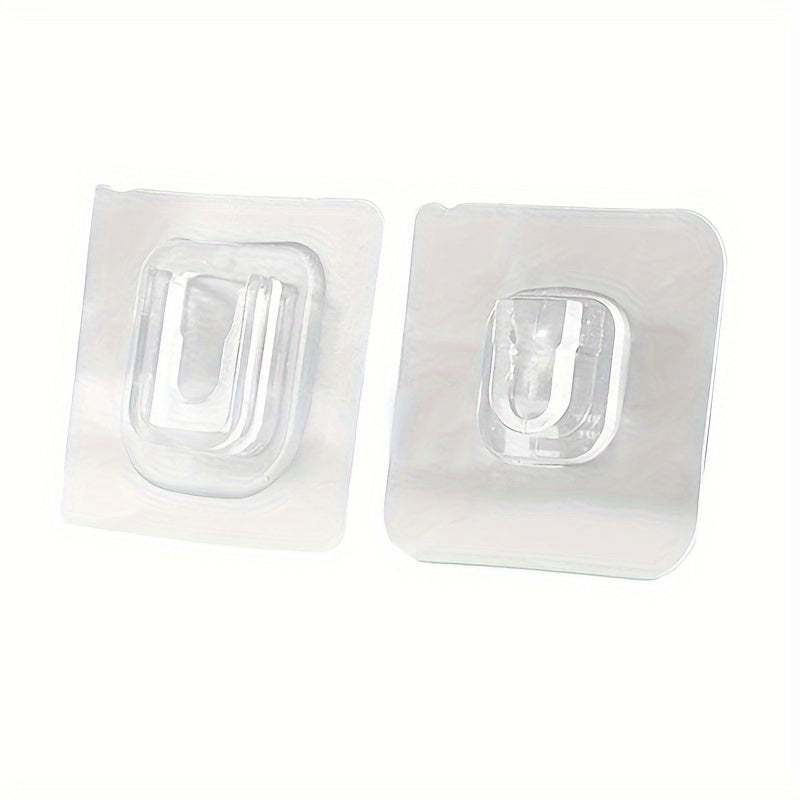 1/3/5 Pares de Ganchos Adhesivos Fuertes, Sin Rastros, Hebillas Madre, Sin Perforación, Multifuncionales, Impermeables, para Baño, Cocina, Hogar, Colgar en la Pared, Ganchos Adhesivos Móviles, Ganchos de Utilidad