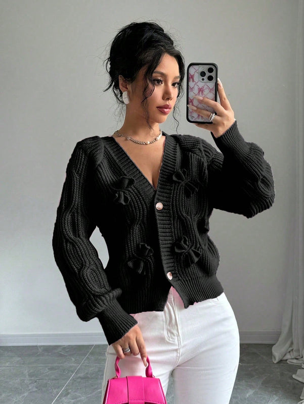 Elenzya chaqueta casual de mujer de unicolor con decoracion de mono, para otono/invierno