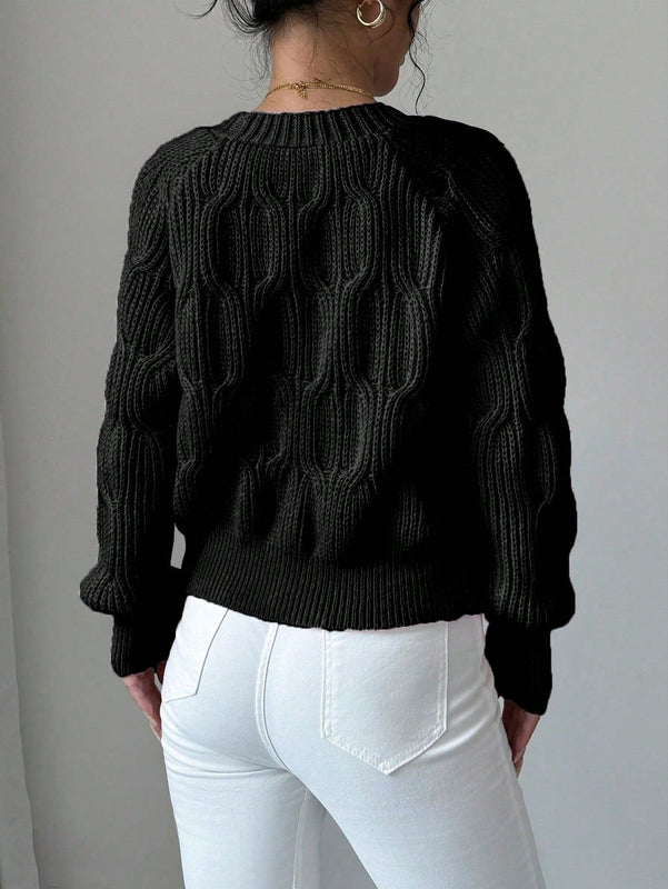 Elenzya chaqueta casual de mujer de unicolor con decoracion de mono, para otono/invierno