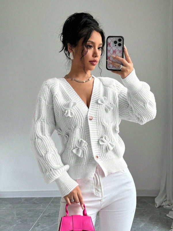 Elenzya chaqueta casual de mujer de unicolor con decoracion de mono, para otono/invierno