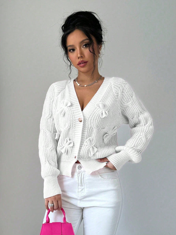 Elenzya chaqueta casual de mujer de unicolor con decoracion de mono, para otono/invierno