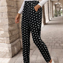 Emery rose pantalones casuales ajustados de unicolor para mujer, uso diario