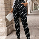 Emery rose pantalones casuales ajustados de unicolor para mujer, uso diario