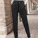 Emery rose pantalones casuales ajustados de unicolor para mujer, uso diario