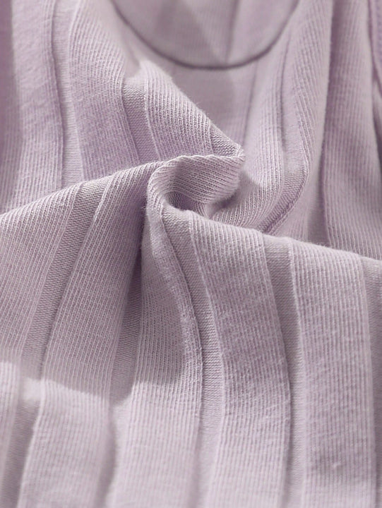 Juego de 9 bragas de mujer de algodon, de cintura baja, de unicolor, acanaladas, comodas y transpirables, ropa interior deportiva