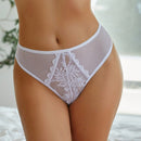 Finetoo set de 5 tangas de mujer con encaje y malla en diseno sexy