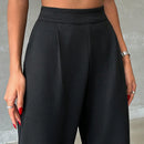 Pantalones rectos comodos y lisos