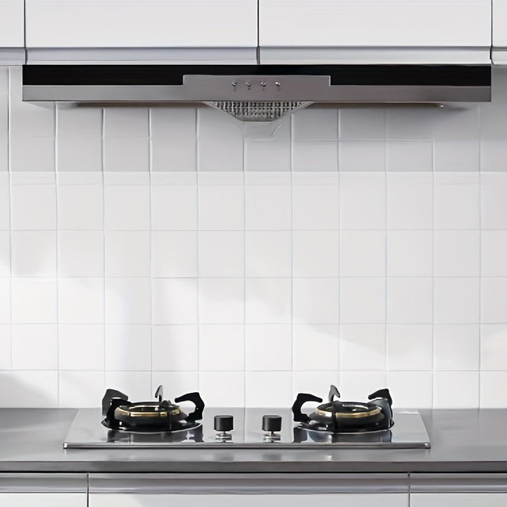 Guarda salpicaduras de alta temperatura resistente al PET - Protector de pared de respaldo autoadhesivo repelente de aceite y agua, ideal para cocina, armarios, cocinas y campanas extractoras