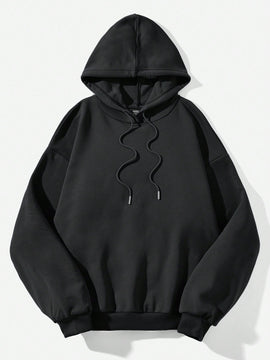 Ezwear sudadera con capucha informal con estampado de paisaje y letras oversize para otono e invierno
