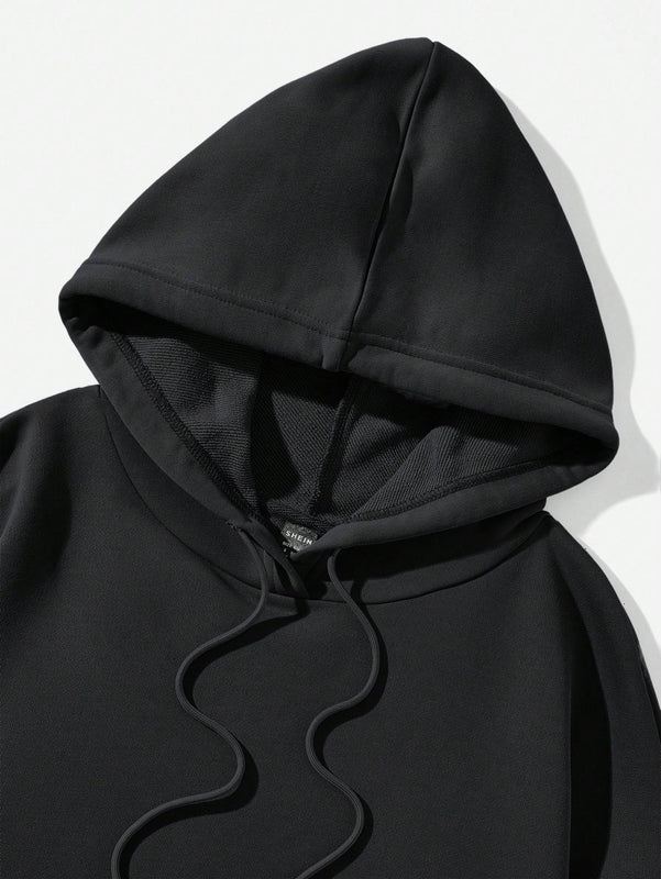 Ezwear sudadera con capucha informal con estampado de paisaje y letras oversize para otono e invierno