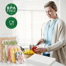 300 unidades de Bolsas de embalaje al vacío libres de BPA, Bolsas de almacenamiento de alimentos reutilizables, Bolsas de almacenamiento de alimentos herméticas para la organización de la cocina, Accesorios de conservación al vacío para el almacenamiento